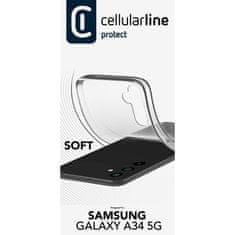 CellularLine Cellularline Soft - Ohišje Samsung Galaxy A34 5G (prozorno)