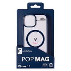 CellularLine Cellularline Pop Mag - ohišje MagSafe za iPhone 15 (mornarsko modra)