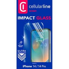 CellularLine Cellularline Impact Glass - Trdo zaščitno steklo za iPhone 14 / iPhone 14 Pro