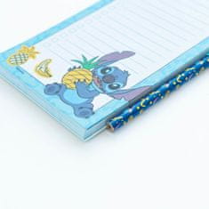 Disney Disney Stitch Tropical - Magnetna beležka / nakupovalni seznam za hladilnik + svinčnik (10 x 21 cm)