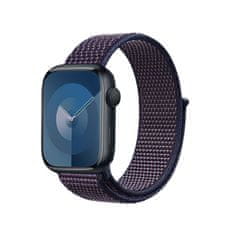 Crong Crong Nylon - Športni trak za Apple Watch 42/44/45/49 mm (Polnočno modra)