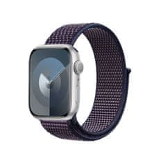 Crong Crong Nylon - Športni trak za Apple Watch 42/44/45/49 mm (Polnočno modra)