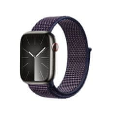 Crong Crong Nylon - Športni trak za Apple Watch 42/44/45/49 mm (Polnočno modra)