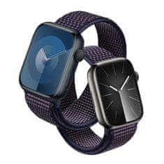 Crong Crong Nylon - Športni trak za Apple Watch 42/44/45/49 mm (Polnočno modra)