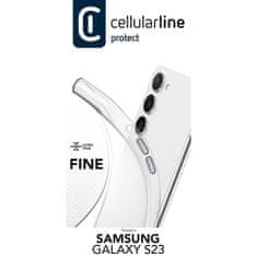 CellularLine Cellularline Fine - Ohišje za Samsung Galaxy S23 (prozorno)