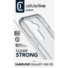 CellularLine Cellularline Clear Strong - Samsung Galaxy A54 5G ohišje s protimikrobno zaščito (prozorno)