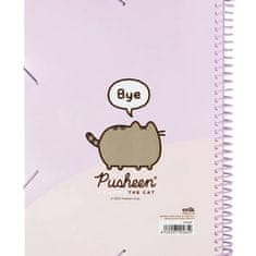 Pusheen Pusheen - mape A4 z elastičnim trakom + 30 prozornih majic