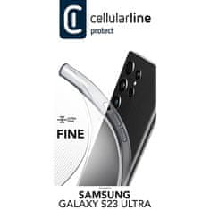 CellularLine Cellularline Fine - Ohišje za Samsung Galaxy S23 Ultra (prozorno)