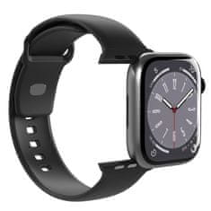 Puro PURO ICON - Elastični trak za Apple Watch 38/40/41 mm (S/M &amp; M/L) (črn)