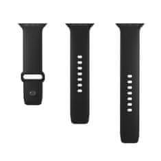 Puro PURO ICON - Elastični trak za Apple Watch 38/40/41 mm (S/M &amp; M/L) (črn)