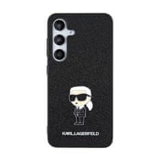 Karl Lagerfeld Karl Lagerfeld Kovinska priponka z ikoničnim logotipom - Ohišje za Samsung Galaxy S24+ (črno)