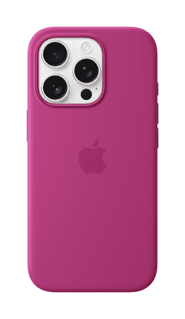  Apple iPhone 16 Pro Silicone Case ovitek, z MagSafe, Fuchsia 