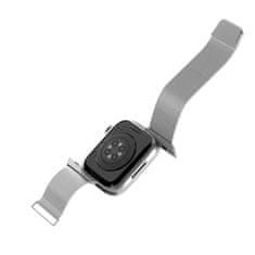 Puro Puro Milanese Magnetic Band - Trak iz nerjavečega jekla za Apple Watch 42/44/45/49 mm (srebrn)