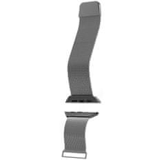 Puro Puro Milanese Magnetic Band - Trak iz nerjavečega jekla za Apple Watch 42/44/45/49 mm (srebrn)