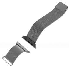 Puro Puro Milanese Magnetic Band - Trak iz nerjavečega jekla za Apple Watch 42/44/45/49 mm (srebrn)