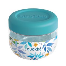 QUOKKA Quokka Bubble Food Jar - Posoda za hrano / škatla za kosilo 500 ml (akvarelni listi)