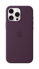 Apple iPhone 16 Pro Max Silicone Case ovitek, z MagSafe, Plum