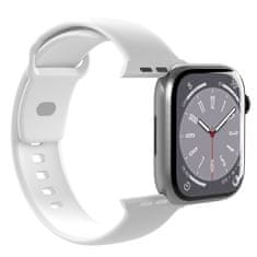 Puro PURO ICON - Elastični trak za Apple Watch 38/40/41 mm (S/M &amp; M/L) (bel)