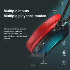 Wekome WEKOME M8 - Bezprzewodowe słuchawki nauszne Bluetooth V5.0 (Czarny)