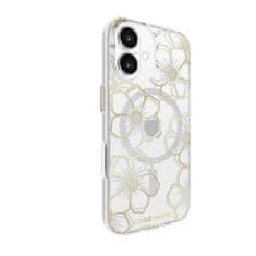 case-mate Case-Mate Floral Gems MagSafe - Etui iPhone 16 (Gold)