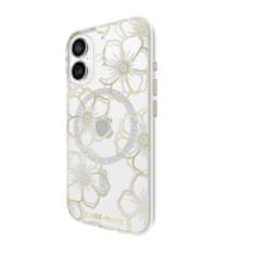 case-mate Case-Mate Floral Gems MagSafe - Etui iPhone 16 (Gold)