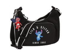 Disney Stitch Disney Črna torbica baguette, torba za ramo 24x13x7cm 