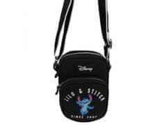 Disney Stitch Disney Črna torbica za čez ramo, mini torbica 18x13x6cm 