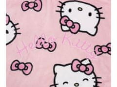 HELLO KITTY Hello Kitty Roza majica/kopalni plašč/odeja s kapuco, snuddie z žepi M-L