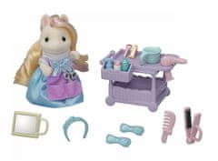 Sylvanian Families Pony z lasmi v frizerskem salonu