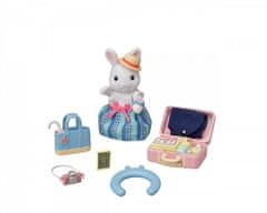 Sylvanian Families Mama Beli zajec in potovalni set za vikend