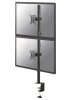 Neomounts FPMA-D550DVBLACK/Display Holder/Table/10-32"/Clamp/VESA 100X100/load capacity 2x6kg/2 displays vert/black