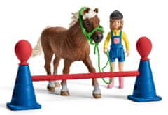 Schleich Farm world 42481 Trening agility ponijev