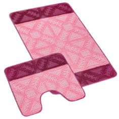 SET DOSTOPOV 60x100 + 60x50 cm - z vzorcem - set 60x100, 60x50 cm - Gometrie pink