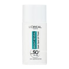 Loreal Paris Bright Reveal Dark Spot UV Fluid SPF50+ dnevni fluid za obraz proti temnim madežem z visoko zaščito pred uv-žarki 50 ml unisex