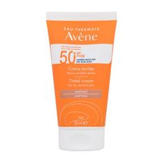 Avéne Sun Tinted Cream SPF50+ obarvana krema za zaščito pred soncem za obraz 50 ml unisex