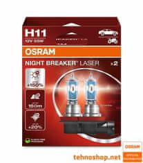 Osram ŽARNICA HALOGEN H11 NIGHT BREAKER LASER 64211NL-2HB 55W PGJ19-2 2HB