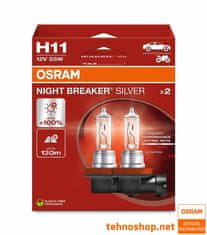 Osram ŽARNICA HALOGEN H11 NIGHT BREAKER SILVER 64211NBS-2HB 55W PGJ19-2 2HB