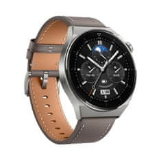 Huawei Watch GT 3 Pro/46mm/srebrna/legantni trak/siva