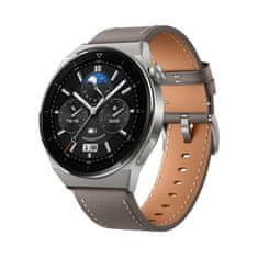 Huawei Watch GT 3 Pro/46mm/srebrna/legantni trak/siva