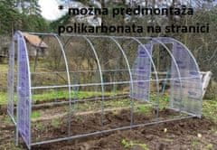 TopRastlinjaki Top Rastlinjak AGROSFERA GARANT širina 3m - TOP Polikarbonat PALRAM 800 g/m² - dolžina 8m + 2x okno + 2x avt. odpiralec okna