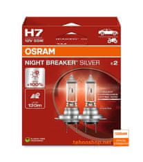 Osram ŽARNICA HALOGEN H7 NIGHT BREAKER SILVER 64210NBS-2HB 55W PX26d 2HB