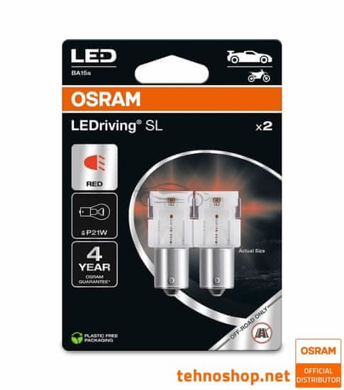 Osram ŽARNICA LED P21W LEDriving SL 12V 1,4W 7506DRP-2BL BA15s 2BL