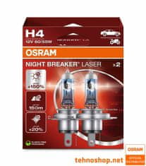 Osram ŽARNICA HALOGEN H4 NIGHT BREAKER LASER 64193NL-2HB 60/55W P43t 2HB