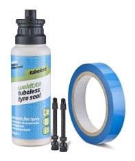 Boxman WELDTITE TUBELESS CONVERSION SYSTEM-KIT - ROAD (mleko + trak + 2x 55mm ventil Presta) (NOVO)