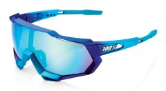 Boxman 100% SPEEDTRAP Matte Metallic Into the Fade - Blue Topaz Multilayer Mirror Lens (LT 11% Blue Mirror Lens + LT 93% Clear Lens) (POPRAVA -45%)