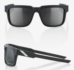 Boxman Očala 100% TYPE-S Soft Tact Black - Smoke Lens (Očala Smoke Black, LT 12%) (PO PRODAJI -45%)