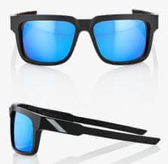 Boxman Očala 100% TYPE-S Matte Black - HiPER Blue Multilayer Mirror Lens (Blue Multilayer Mirror Lens, LT 15%) (PO PRODAJI -45%)