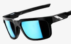 Boxman Očala 100% TYPE-S Matte Black - HiPER Blue Multilayer Mirror Lens (Blue Multilayer Mirror Lens, LT 15%) (PO PRODAJI -45%)