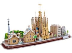 CubicFun 3D sestavljanka CityLine panorama: Barcelona 186 kosov