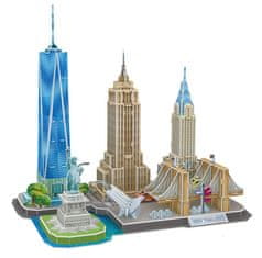 CubicFun 3D sestavljanka CityLine panorama: New York 123 kosov